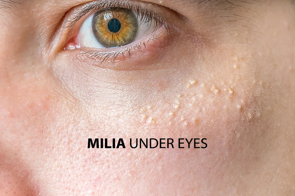 درمان میلیا دور چشم چیست؟